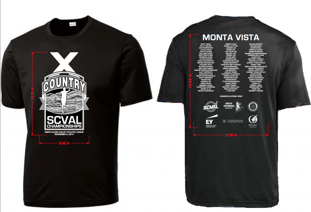 SCVAL Monta Vista Shirt Design
