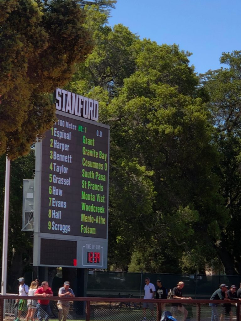 Stanford Invitational Monta Vista Running